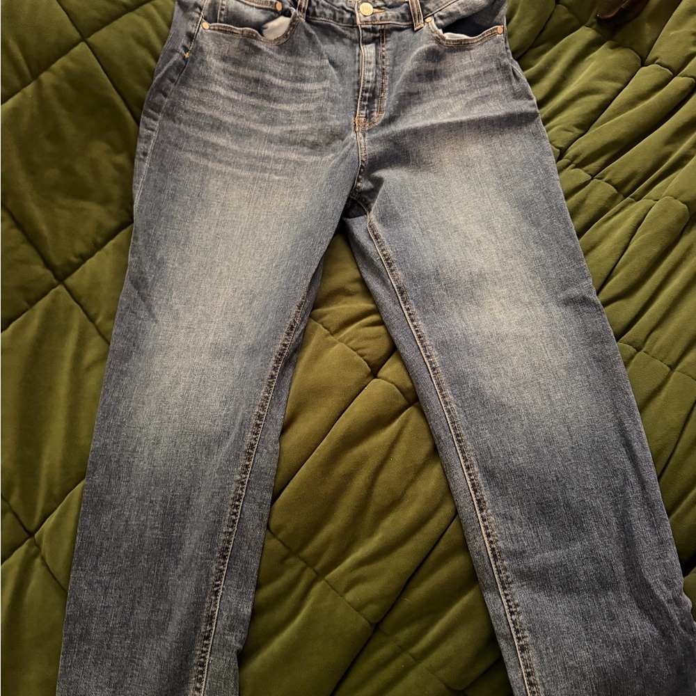 Women Classic Straight Fit Blue Jeans